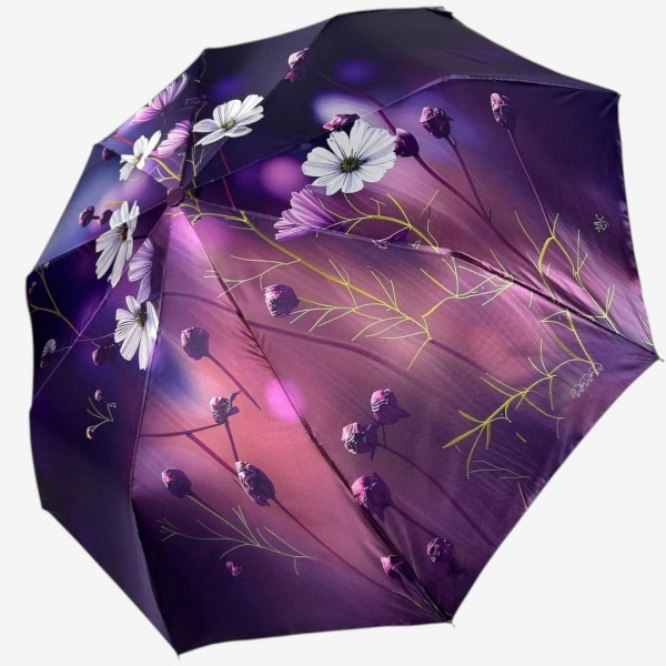 Зонт женский полуавтомат Три Слона L34039 Satin VIOLET