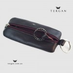 Ключница Кожаная TERGAN 0192 BORDO RUSTIC Бордовая
