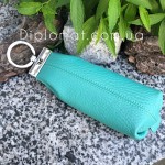 Ключница TERGAN 0193 Стильная Кожаная для ключей среднего размера на молнии  TURKUAZ FLOATER 