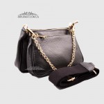 Сумка Женская Кожаная EMANUELA FERRETTI 85497D  BLACK floater Черный