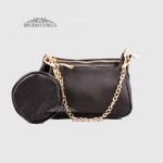 Сумка Женская Кожаная EMANUELA FERRETTI 85497D  BLACK floater Черный