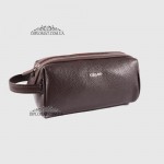 Несессер кожаный Дорожная мужская косметичка GUARD 1792  KAHVE FLOATER Коричневый Коричневый
