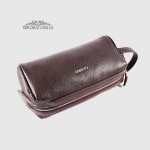 Несессер кожаный Дорожная мужская косметичка GUARD 1792  KAHVE FLOATER Коричневый Коричневый