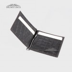 Зажим для денег GUCCI 1228  CROCO BLACK 