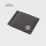 Зажим для денег GUCCI 1228  CROCO BLACK 