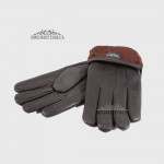 Перчатки мужские Кожаные Олень Подкладка Шерсть HARMON 656 Черный DEER BLACK 10 Черный