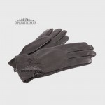 Перчатки мужские Кожаные Олень Подкладка Шерсть HARMON 640deer Черный DEER BLACK  9,5 Черный