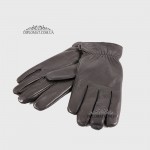 Перчатки мужские Кожаные Олень Подкладка Шерсть HARMON 640deer Черный DEER BLACK  9,5 Черный