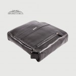 Сумка мужская кожаная с ремнем Через плечо закрывается клапаном GUARD 1754  SIYAH FLOATER Черный Черный