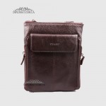 Сумка мужская кожаная Через плечо на молнии GUARD 1783  KAHVE FLOATER Коричневый Коричневый