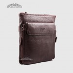 Сумка мужская кожаная Через плечо на молнии GUARD 1783  KAHVE FLOATER Коричневый Коричневый
