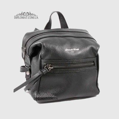 Рюкзак женский EMANUELA FERRETTI 552096 Маленький на молнииBLACK floater
