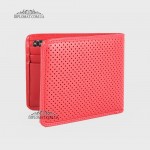 Портмоне мужское TERGAN 1450  010 DELIKLI Красный/Розовый