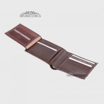Портмоне мужское TERGAN 1464 для карточек и денег из натуральной кожи  KAHVE RUSTIC Коричневый
