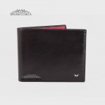 Портмоне мужское TERGAN 1464 для карточек и денег из натуральной кожи  SIYAH RUSTIC/KIRMIZI RUSTIC Черный Красный