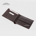 Портмоне мужское TERGAN 1465 кожаное с монетницей на кнопке  KAHVE FLOATER
