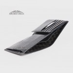 Портмоне мужское TERGAN 1465 кожаное с монетницей на кнопке  LACIVERT FLOATER Синий