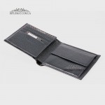 Портмоне мужское TERGAN 1465 кожаное с монетницей на кнопке  LACIVERT FLOATER Синий