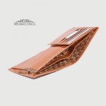 Портмоне мужское TERGAN 1465 кожаное с монетницей на кнопке  TABA FLOATER Светло-коричневый