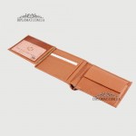 Портмоне мужское TERGAN 1465 кожаное с монетницей на кнопке  TABA FLOATER Светло-коричневый