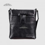 Сумка мужская Через плечо Кожаная BOND NON 1031  281 BLACK Черный Черный