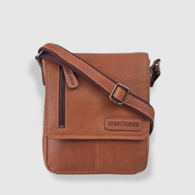 Сумка через плечо HILL BURRY 3069sHB  Crazy Horse L.Brown