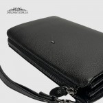 Клатч мужской TERGAN 21239 Кожаный Одно отделение на металлической молнии Ручка на ладонь SIYAH LATIGO graphite 