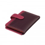 Кошелек женский кожаный VISCONTI RB97 c RFID  Plum Multi  