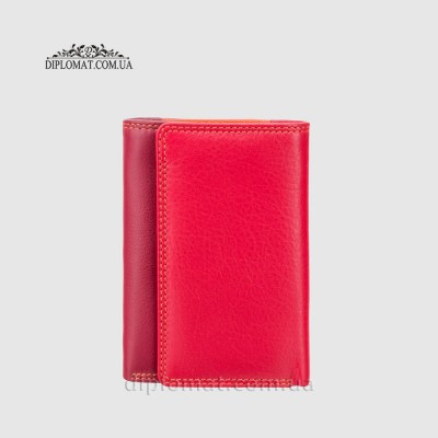 Кошелек женский кожаный VISCONTI RB39 Biola c RFID Red/Multi