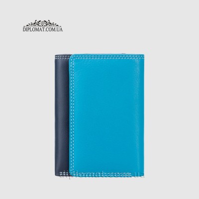 Кошелек женский кожаный VISCONTI RB39 Biola c RFID Blue Multi