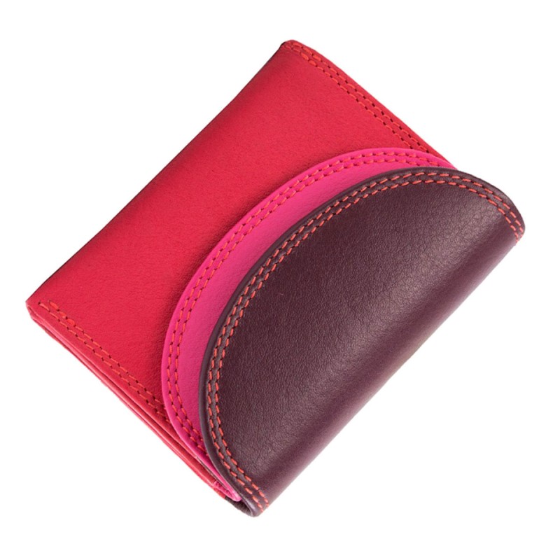 Кошелек женский маленький VISCONTI RB126 c RFID  Plum Multi  