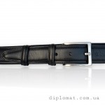 Ремень кожаный универсальный для джинс и брюк VIRGINIA CONTI 083/35 мм  Semi Aniline Черный  