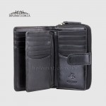 Кошелек женский VISCONTI HT33 Madame c RFID  Black Черный  Черный