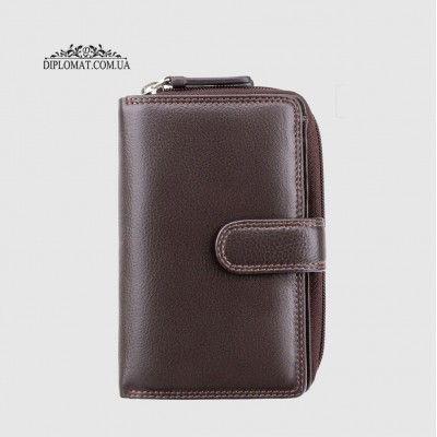 Кошелек женский VISCONTI HT33 Madame c RFID Chocolate