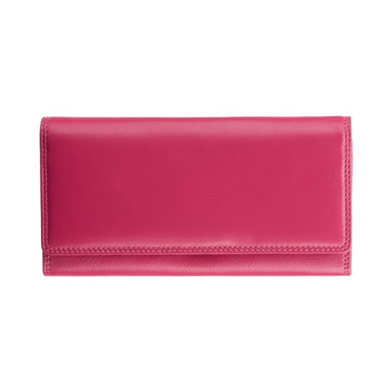 Кошелек женский кожаный VISCONTI HT35 Buckingham c RFID  Fuchsia  