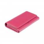 Кошелек женский кожаный VISCONTI HT35 Buckingham c RFID  Fuchsia  