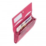 Кошелек женский кожаный VISCONTI HT35 Buckingham c RFID  Fuchsia  