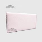Кошелек-Конверт женский EMANUELA FERRETTI 0020 Под прямую купюру Кожа внутри и снаружи  WHITE floater Белый/Бежевый