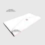 Кошелек-Конверт женский EMANUELA FERRETTI 0020 Под прямую купюру Кожа внутри и снаружи  WHITE floater Белый/Бежевый
