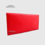 Кошелек-Конверт женский EMANUELA FERRETTI 0020 Под прямую купюру Кожа внутри и снаружи  RED floater Красный/Розовый
