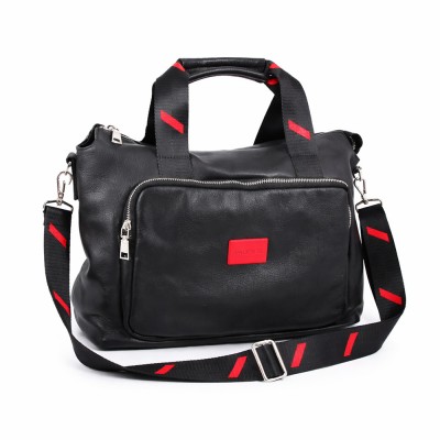 Сумка Женская VALIENTE 1064 Средняя Кожаная Ручка на плечоNAPPA Black