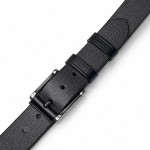 Ремень кожаный джинсовый BOND NON BB632-701 Черный