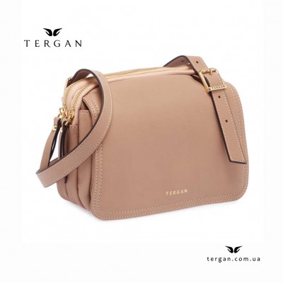 Сумка Женская Кожаная TERGAN 80167 Кросс боди NUDE ARSEL