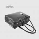 Сумка для Ноутбука Женская Кожаная BELLINI Baratti 2148 laptop for ladies BLACK floater Черный