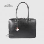 Сумка для Ноутбука Женская Кожаная BELLINI Baratti 2148 laptop for ladies BLACK floater Черный