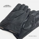 Перчатки кожаные мужские PAIDI M20-230-3 Черные Демисезонные На шерстяной подкладке LAMB BLACK Размеры 11-13   