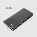 Кошелек для телефона мужской из натуральной кожи на магните KARYA 1097  1 Black Черный