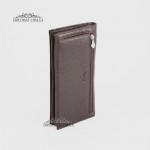 Кошелек для телефона мужской из натуральной кожи на магните KARYA 1097  39 Коричневый