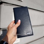 Кошелек для телефона мужской из натуральной кожи на магните KARYA 1097  44 Синий