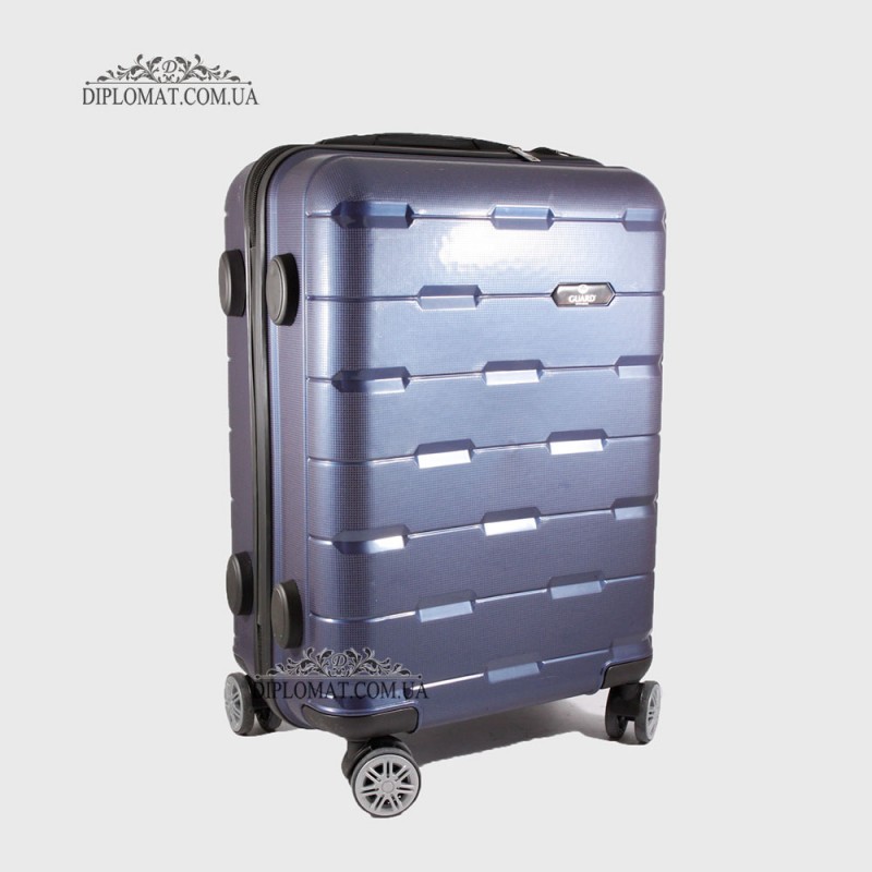 Чемодан поликарбонат на колесах GUARD 010603 Laсk INDIGO / Синий  Размер M  ( 21 x 50 x 33 cm 2,47 кг) 